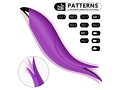 MELO Silicon Vibrator Waterproof G-spot Purple（L1292-0） 画像3