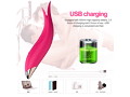 MELO Silicon Vibrator Waterproof G-spot Pink（L1292-1） 画像3