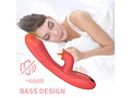 MELO Dildo Vibrators Silver Red（L1364-0） 画像1