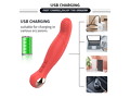 MELO Finger Dildo Vibrator Silver Red（L1375-0） 画像6