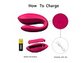 MELO G-spot Vibrator remote control2 rose red（L1285-1） 画像6