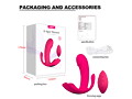 MELO G-spot Vibrator remote control5 rose red（L1277-1） 画像4