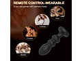 MELO Retractable Anal Plug Black（L1371-1） 画像1