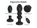 MELO Retractable Anal Plug Black（L1371-1） 画像3