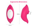 MELO G-spot Vibrator Super Mute Design rose red（L1297-0） 画像2