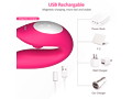 MELO Female Vibrator Double Stimulation rose red（L1298-0） 画像2