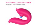 MELO Female Vibrator Double Stimulation rose red（L1298-0） 画像5