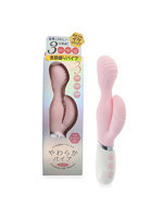 【癒しフル】 やわらかバイブ ピンク（p-309）｜vi4810