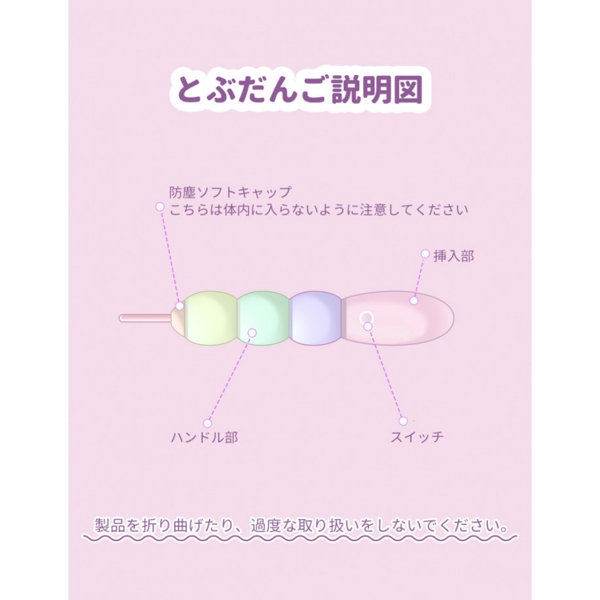 BeYourLover とぶだんご ブロック型 バイブ 遠隔ローター ラブグッズ 画像8