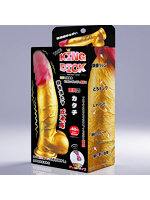 【KING DICK 黄金色】リモコンディルドバイブ（KK-106） vi5022 プレミアムエー パッケージ画像