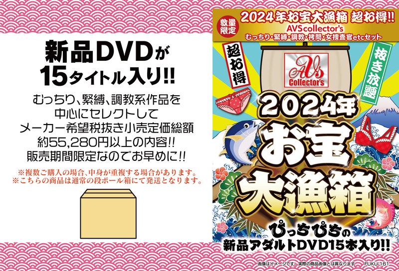 【数量限定】2024年お宝大漁箱 超お得！！AVS collector’s むっちり・緊縛・調教・拷問・女捜査官etcセット