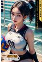 SS-Paradise ビーチで出会ったスポーツ大好き美女 AI美女グラビア写真集（POD）