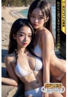 SS-Paradise 私たちと遊びませんか？ 夕日の海編 AI美女グラビア写真集（POD）