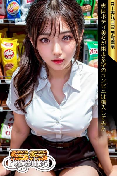 SS-Paradise 恵体ボディ美女が集まる謎のコンビニは潜入してみた AI美女グラビア写真集（POD）