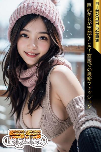 SS-Paradise 巨乳美女が実践をした！雪国での最新ファッション AI美女グラビア写真集（POD）