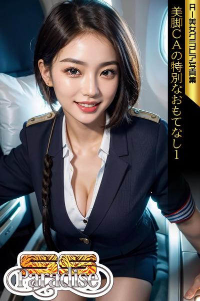 美脚CAの特別なおもてなし1 AI美女グラビア写真集【SS-Paradise】（POD）