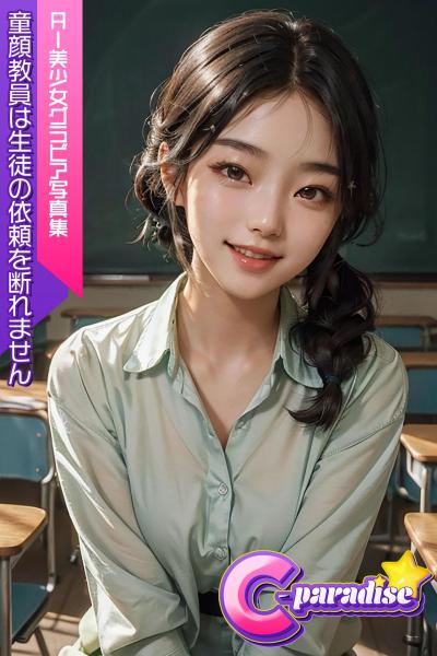 童顔教員は生徒の依頼を断れません AI美小女グラビア写真集【C-Paradise】（POD）