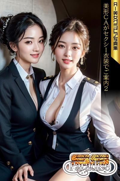 SS-Paradise 美形CAがセクシー衣装でご案内2 AI美女グラビア写真集（POD）