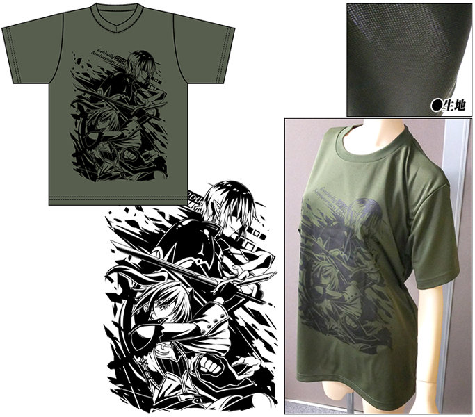 Eushully 20th Anniversary Live Ver ドライTシャツ（アミーグリーン）
