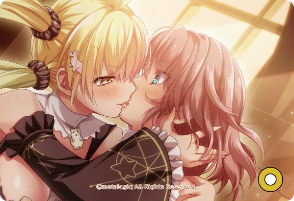『鏖殺ノ乙女.』 パスケース 月影レイカ・千羽鶴イヅナ