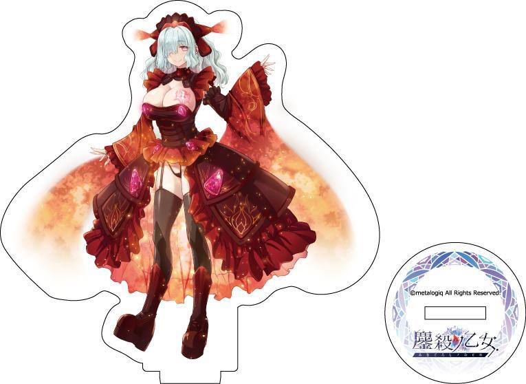 『鏖殺ノ乙女.』 アクリルフィギュア 夕蒼セレスティナ（変身後）