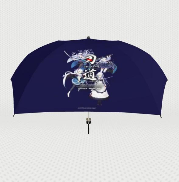 『刃道』 折り畳み日傘 4姉妹揃い踏みVer.