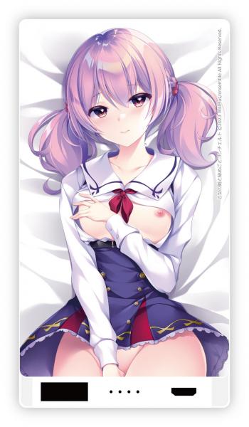 『乙女の剣と秘めごとコンチェルト』 4000mAhモバイルバッテリー(スクエア型) 卯花 陽菜