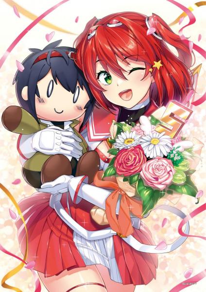 超昂大戦5周年 エスカ・ルビー（石鎚ぎんこ） B2タペストリー