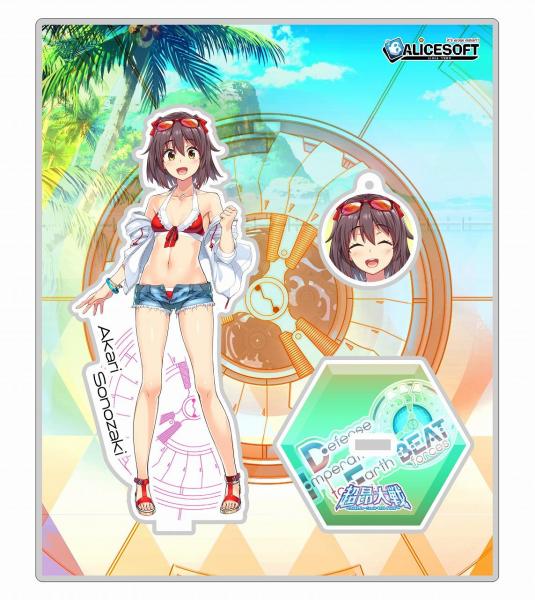 超昂大戦 水着園崎アカリ アクリルキャラスタンド