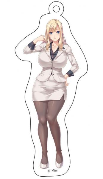 『お嬢様でエリートな年下上司を孕み穴ATMにして人生コキ潰す安楽ライフ』 アクリルキーホルダー 藤島理紗
