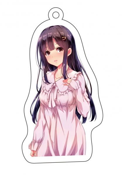 『寮則があまりに理不尽な女子寮』 アクリルキーホルダー ネグリジェ柚花