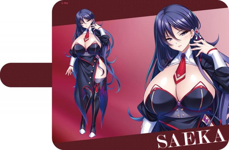 『巨乳な退魔剣士ママは孕ませオナホ』 スマホケース 冴香