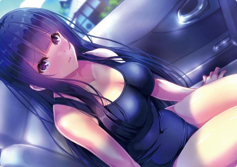 『せきらら逃避行 香澄と水着ドライブ(A)』 A4アクリルパネル