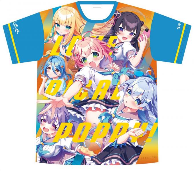 ラブピカルポッピー!フルグラフィックTシャツ