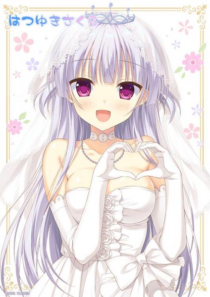 はつゆきさくら 中国版発売記念 ウェディング 桜 A4アクリルパネル