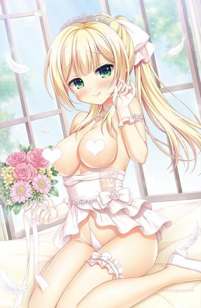 金色ラブリッチェ Happy Wedding シルヴィ B2タペストリー えっちver