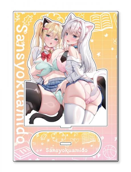 【猫りん堂】三色網戸。 A5アクリルフィギュア 5月30日受注開始分