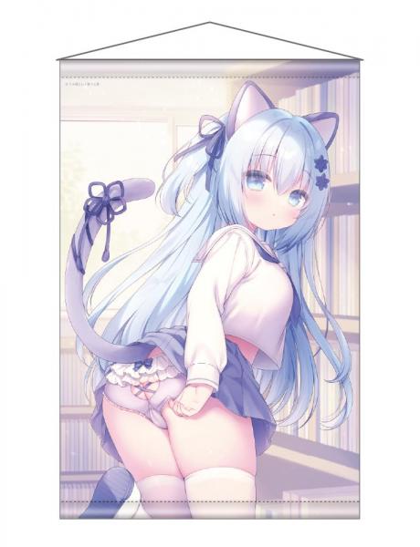 【猫りん堂】うさ城まにA B2Wスエードタペストリー 12月12日受注開始分