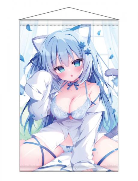 【猫りん堂】桐宮つるぎ B1Wスエードタペストリー 5月16日受注開始分