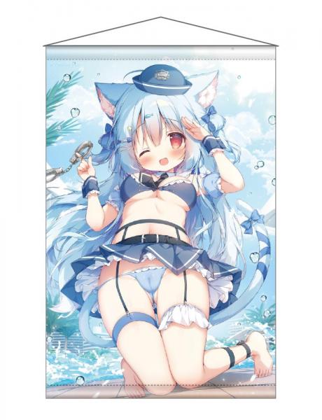 【猫りん堂】桃豆こまもち4（再販） B2Wスエードタペストリー 9月12日受注開始分
