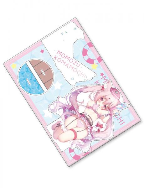 【猫りん堂】桃豆こまもち A4アクリルフィギュア 8月29日受注開始分