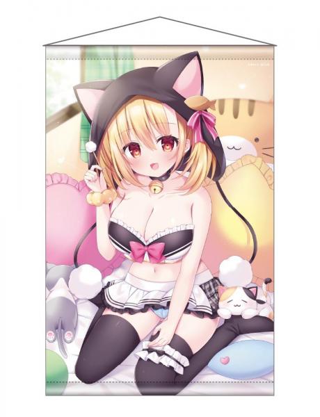 【猫りん堂】萌木もぎ B0Wスエードタペストリー 5月15日受注開始分