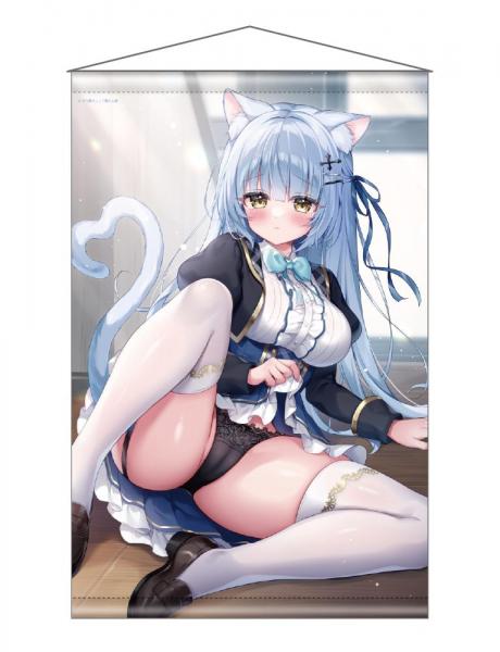 【猫りん堂】三つ葉ちょこ B2Wスエードタペストリー 9月26日受注開始分