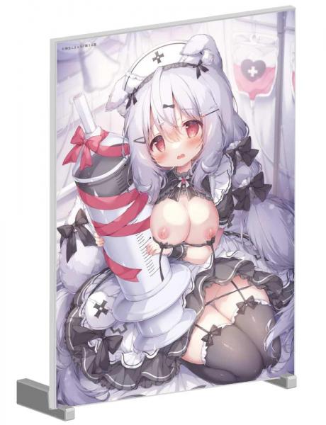 【猫りん堂】桃豆こまもち2（再販） （R18）A5アクリルパネル 9月12日受注開始分