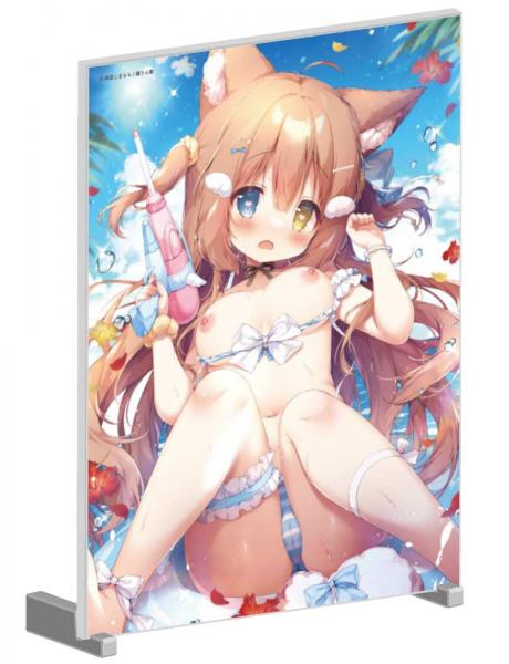 【猫りん堂】桃豆こまもちD （R18）A5アクリルパネル 11月8日受注開始分