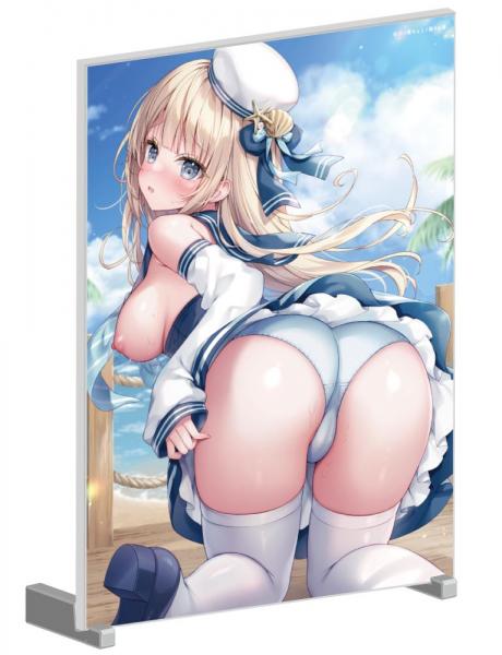 【猫りん堂】三つ葉ちょこ (R18)A5アクリルパネル 6月27日受注開始分