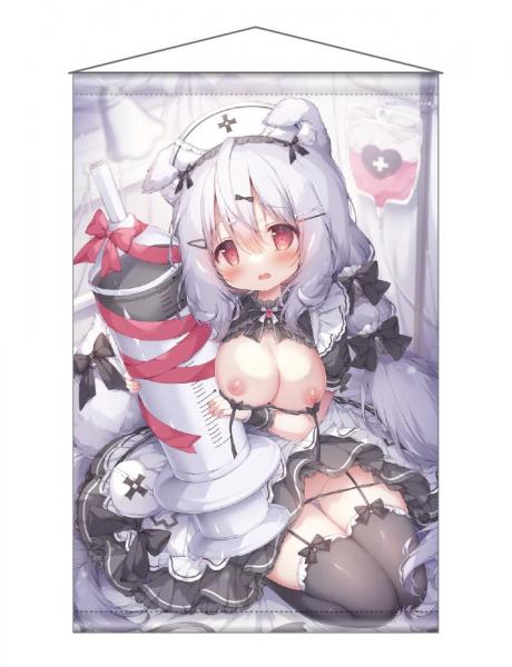 【猫りん堂】桃豆こまもち2（再販） （R18）B2Wスエードタペストリー 9月12日受注開始分