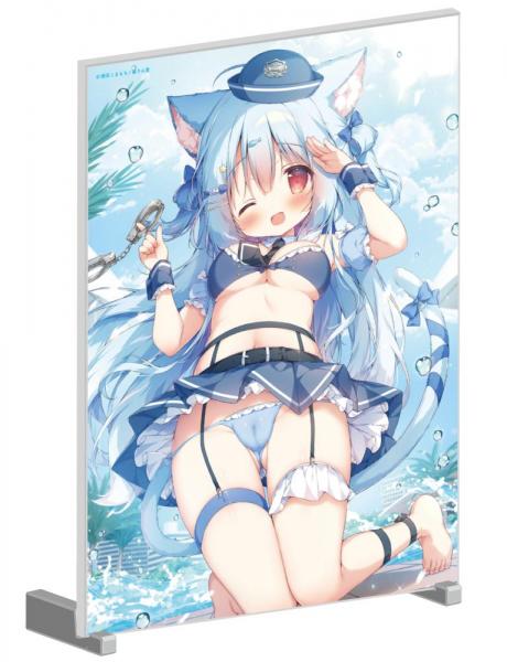 【猫りん堂】桃豆こまもち4(再販) A5アクリルパネル 9月12日受注開始分