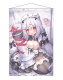 【猫りん堂】桃豆こまもちE （R18）B2Wスエードタペストリー 11月8日受注開始分