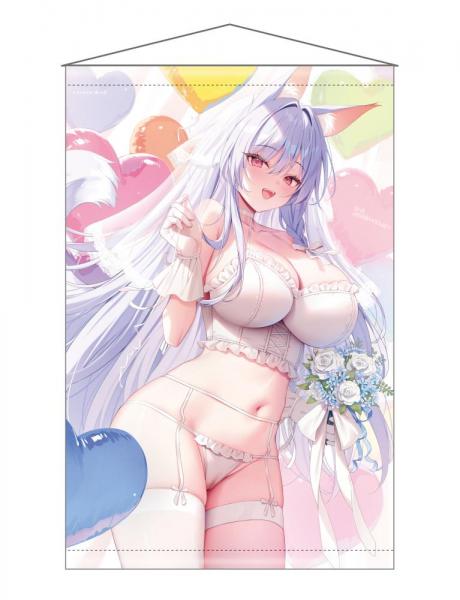 【猫りん堂】やたぬき圭(再販) B2Wスエードタペストリー 11月14日受注開始分